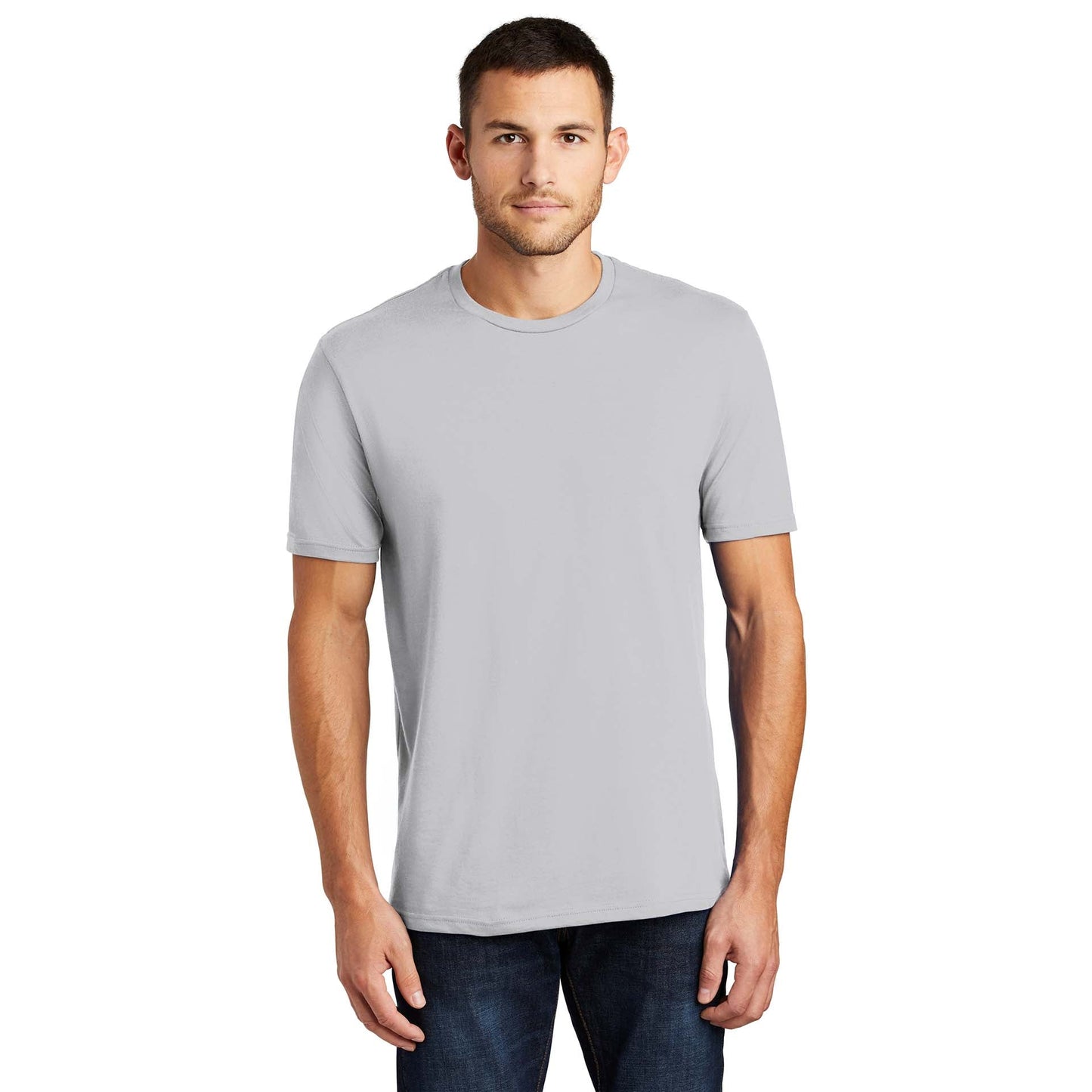 Jet Black T-Shirt - District - Soft Cotton Comfort