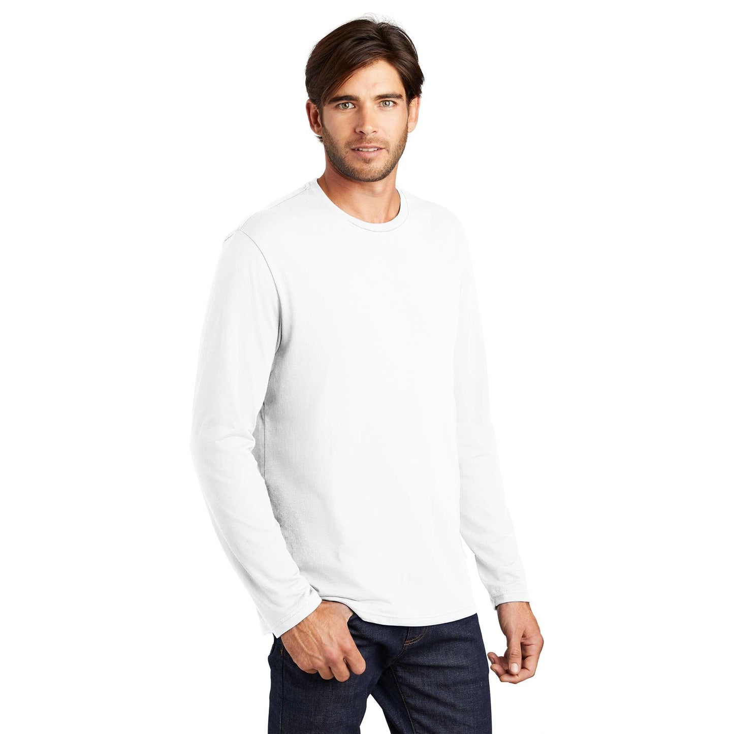 Jet Black T-Shirts - District - Comfortable Cotton Blend
