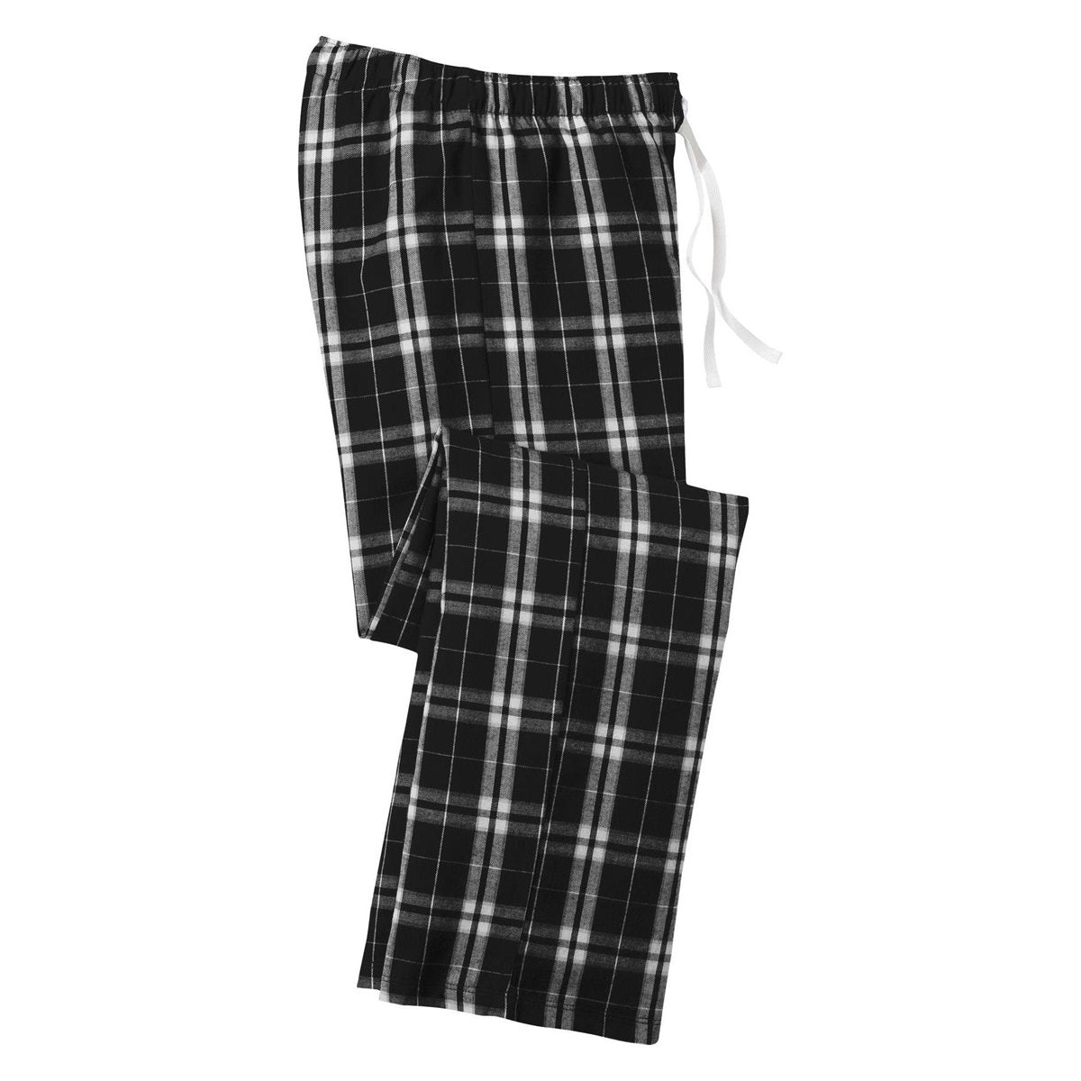 Black Flannel Pants - District - Cozy Plaid Design