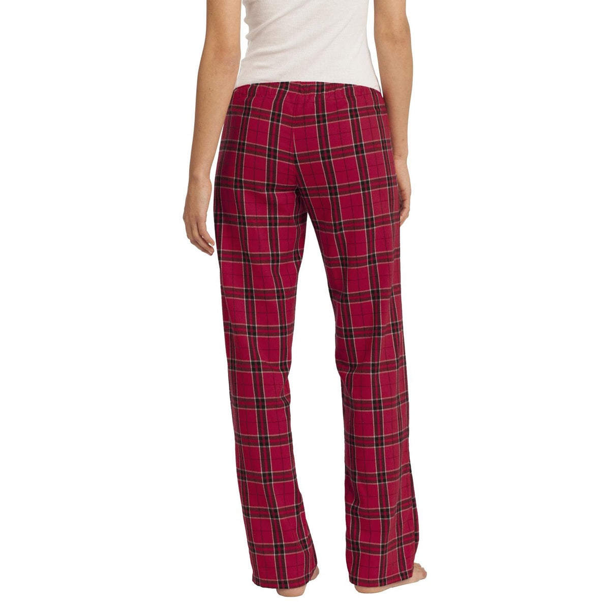 Black Flannel Pants - District - Cozy Plaid Design