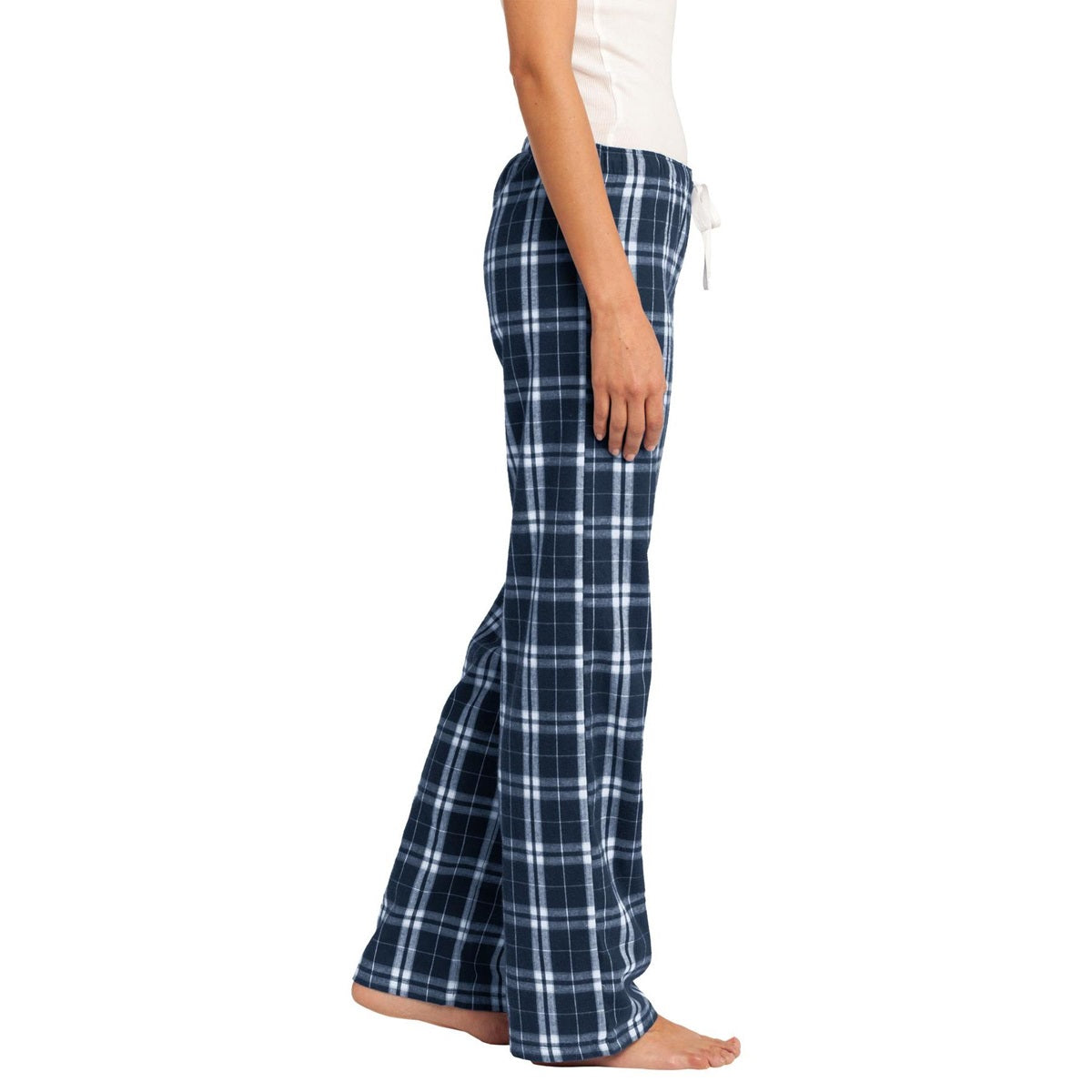 Black Flannel Pants - District - Cozy Plaid Design