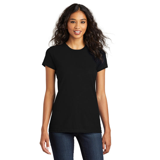 Black Fitted T-Shirt - District - Soft Cotton - Quality Fabric