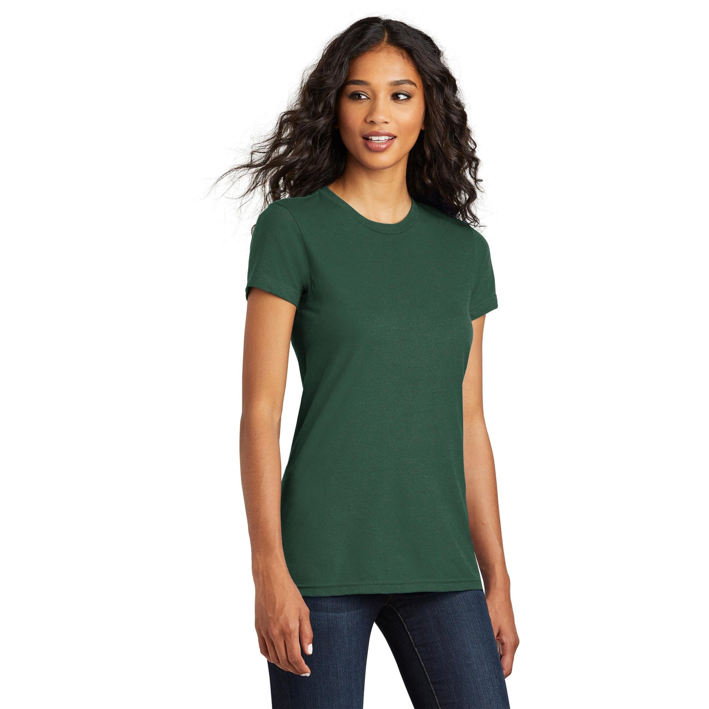 Black Fitted T-Shirt - District - Soft Cotton - Quality Fabric