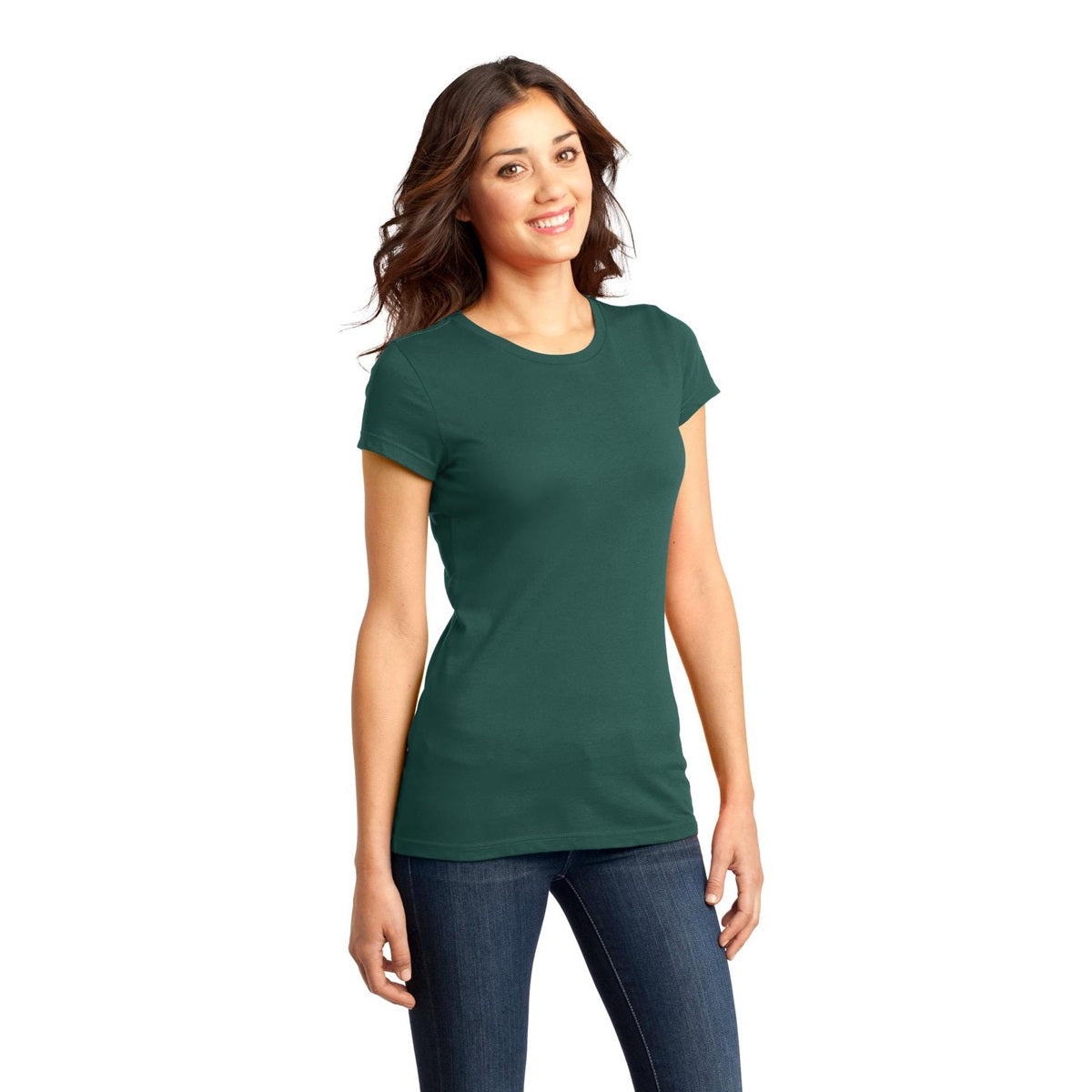 Black T-Shirts - District - Soft Cotton Tee - Comfortable Fit