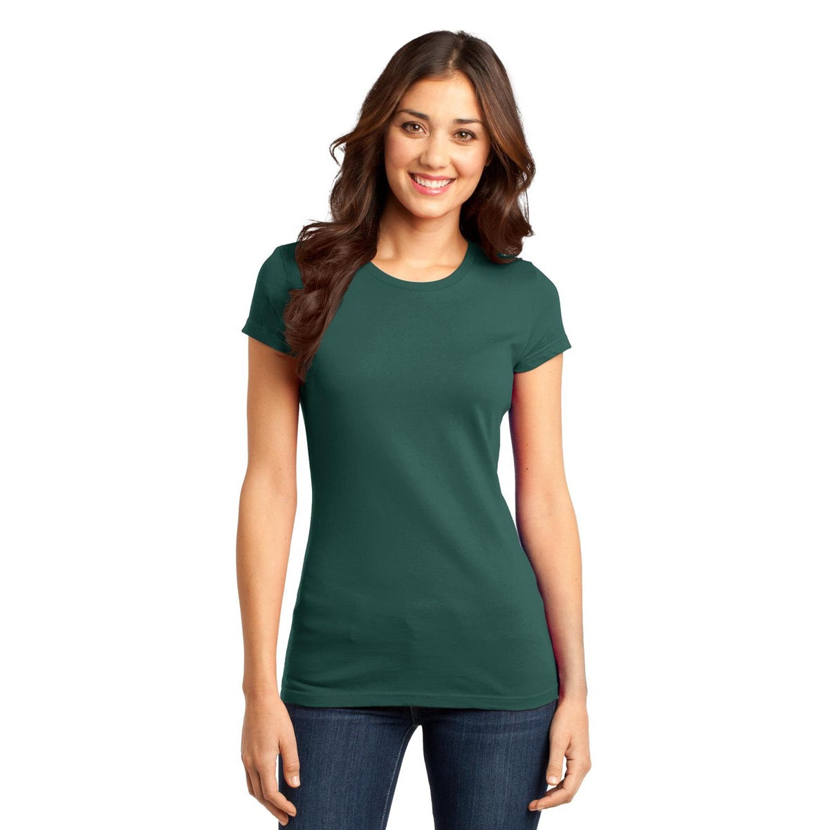 Black T-Shirts - District - Soft Cotton Tee - Comfortable Fit