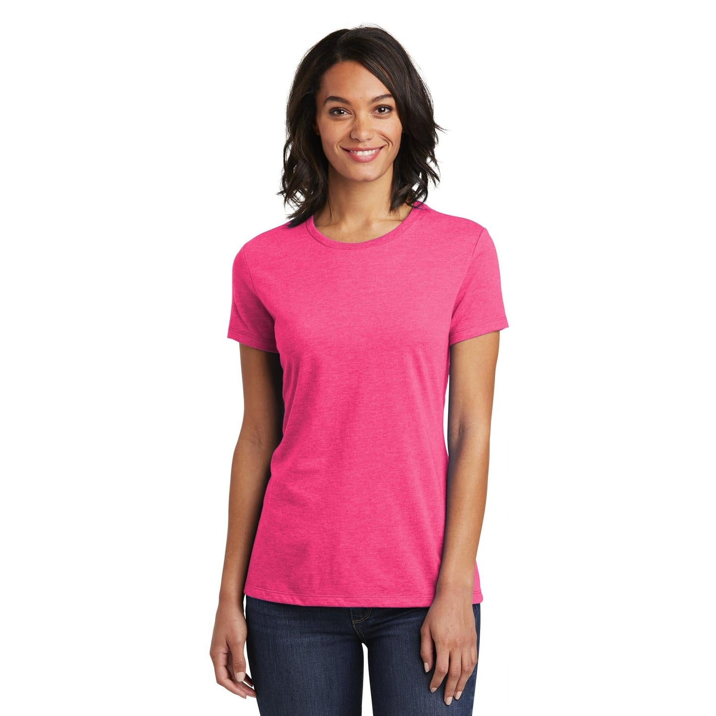 Black T-Shirts - District - Soft Cotton Tee - Comfortable Fit