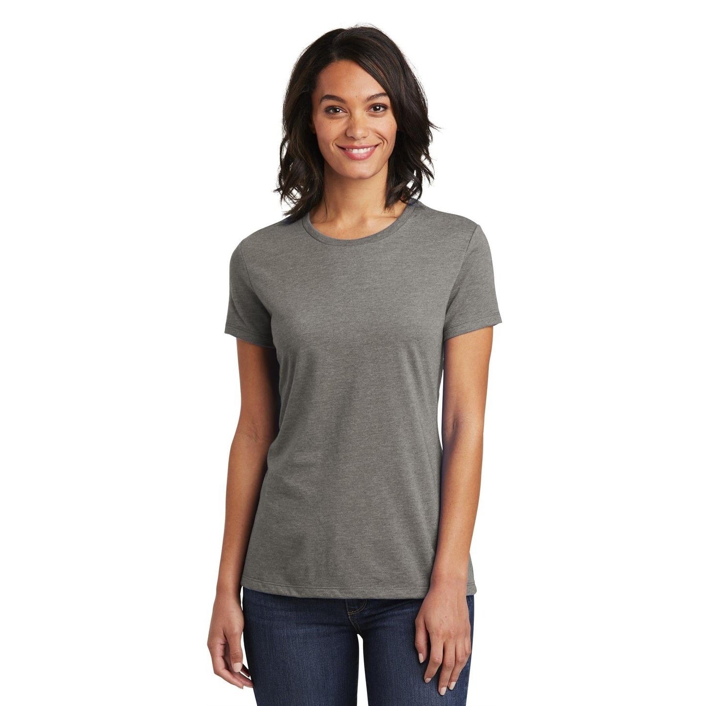 Black T-Shirts - District - Soft Cotton Tee - Comfortable Fit