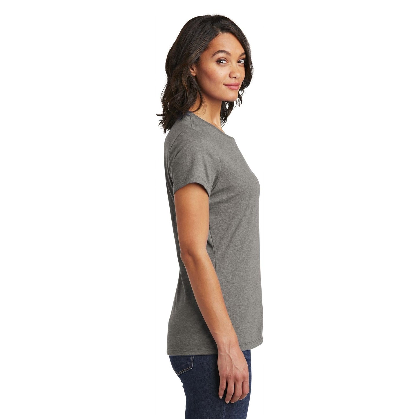 Black T-Shirts - District - Soft Cotton Tee - Comfortable Fit