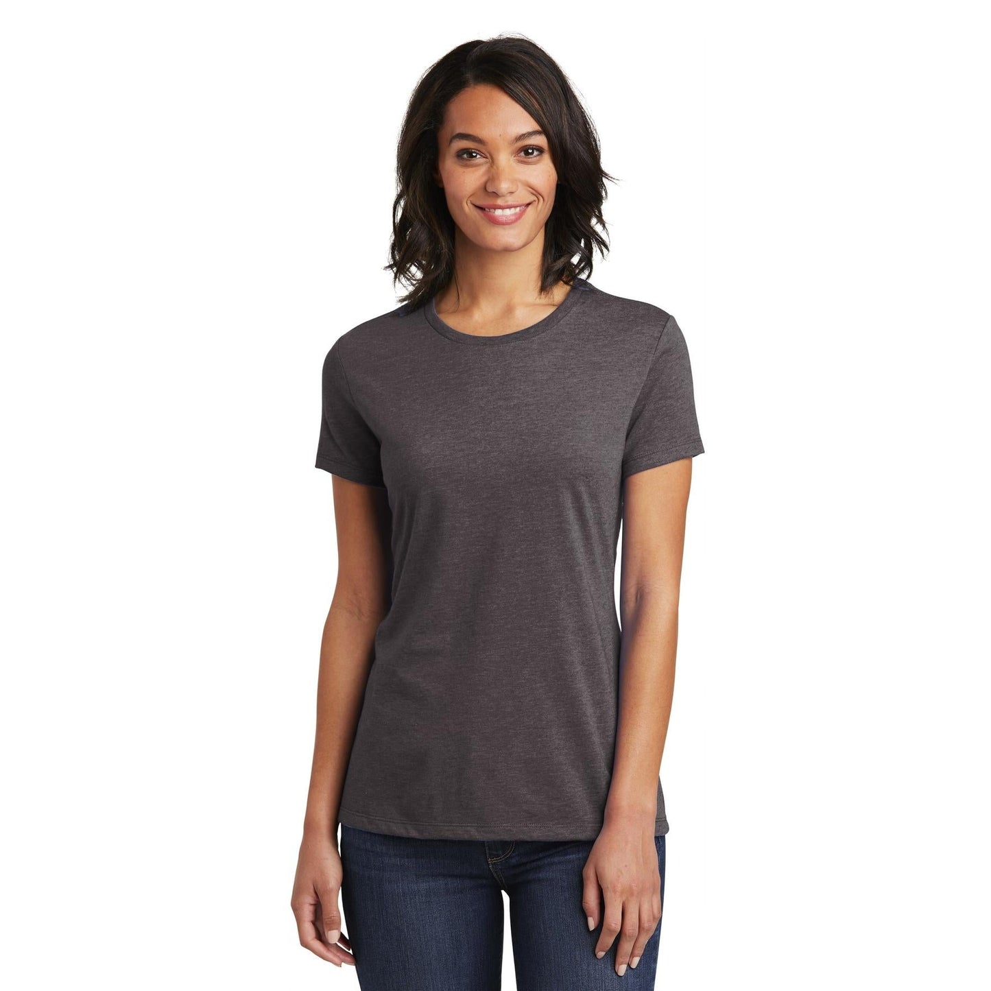Black T-Shirts - District - Soft Cotton Tee - Comfortable Fit