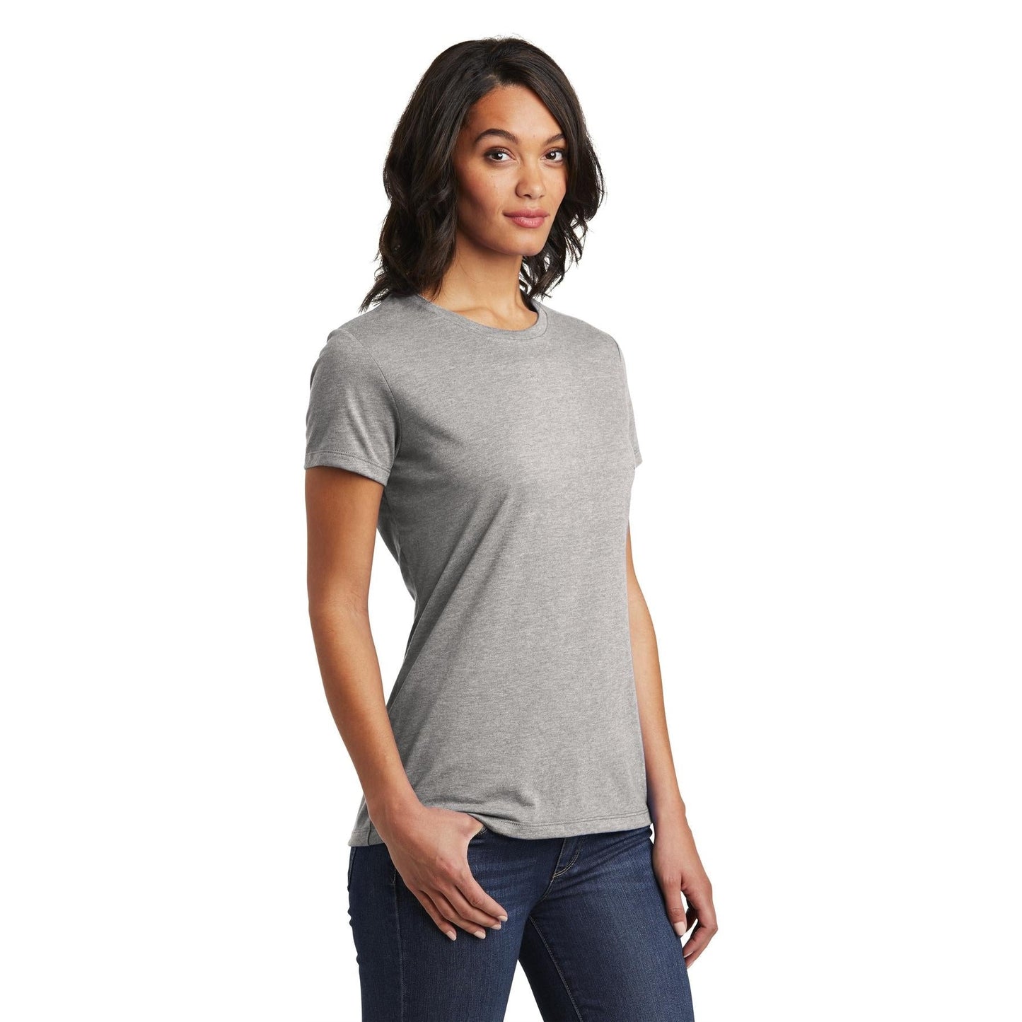 Black T-Shirts - District - Soft Cotton Tee - Comfortable Fit