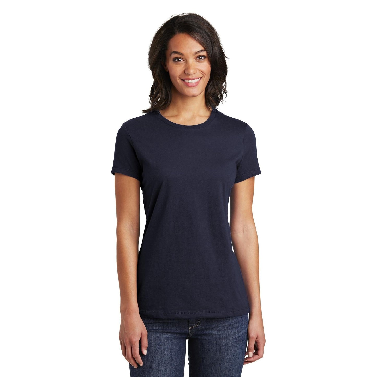 Black T-Shirts - District - Soft Cotton Tee - Comfortable Fit