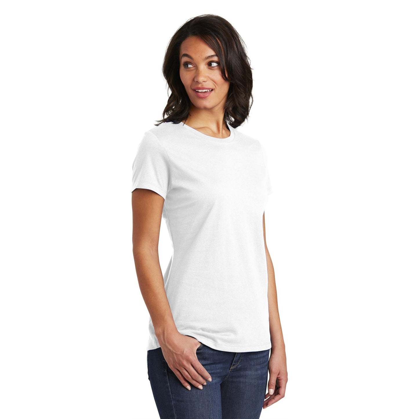 Black T-Shirts - District - Soft Cotton Tee - Comfortable Fit