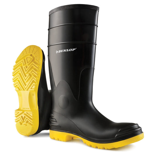Blue Work Boots - Dunlop - Steel Toe Protection
