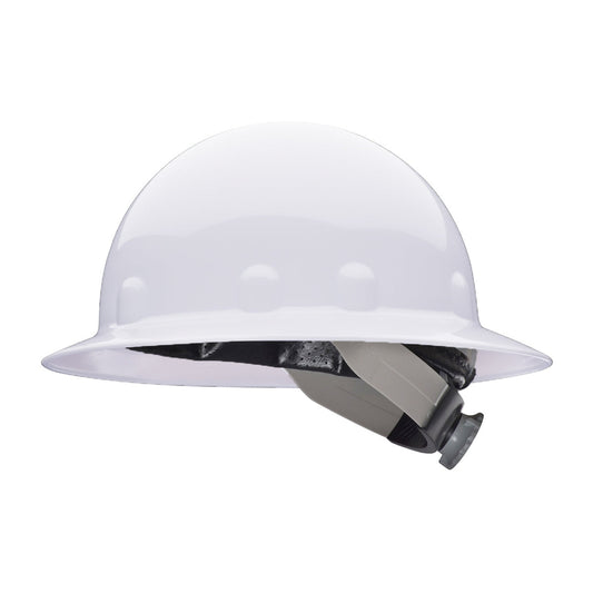 White Hard Hats - Fibre Metal - Impact Resistant