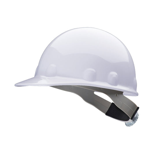 White Hard Hats - Fibre Metal - Impact Resistant