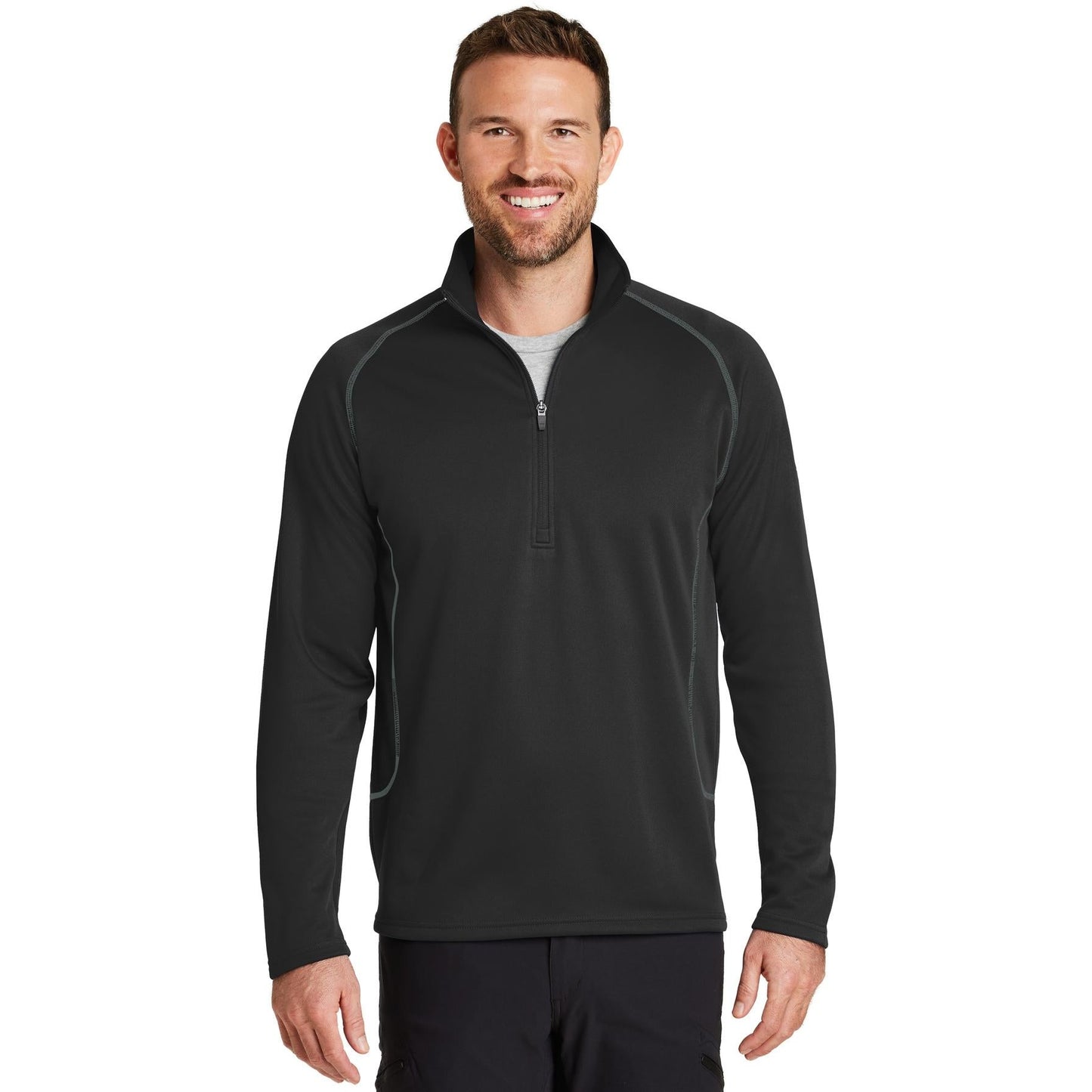 Black Sweatshirts - Eddie Bauer - Smooth Fleece Design