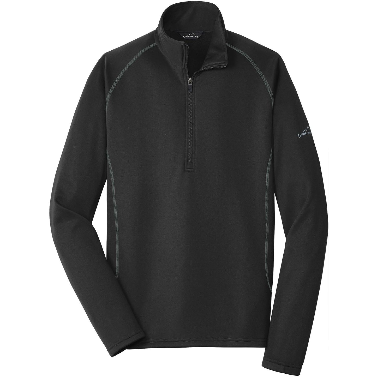 Black Sweatshirts - Eddie Bauer - Smooth Fleece Design