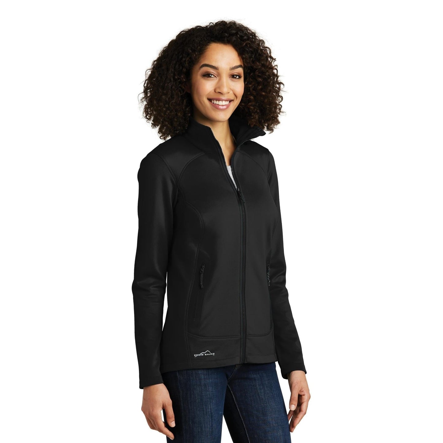 Black Jacket - Eddie Bauer - Stylish Fleece - Highpoint