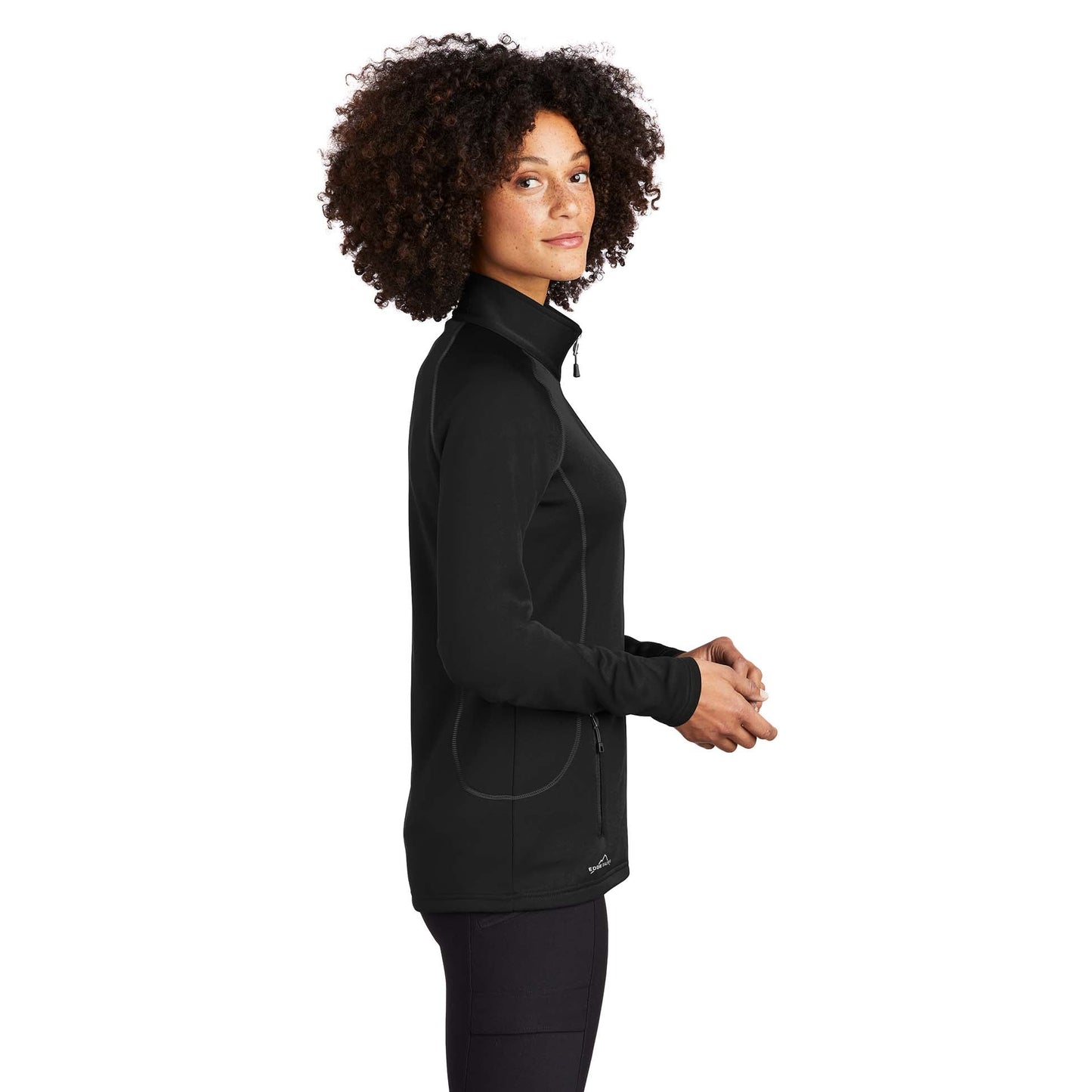 Black Sweatshirts - Eddie Bauer - Smooth Fleece Layer
