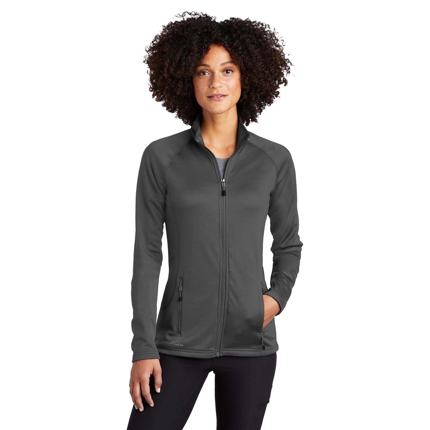 Black Sweatshirts - Eddie Bauer - Smooth Fleece Layer