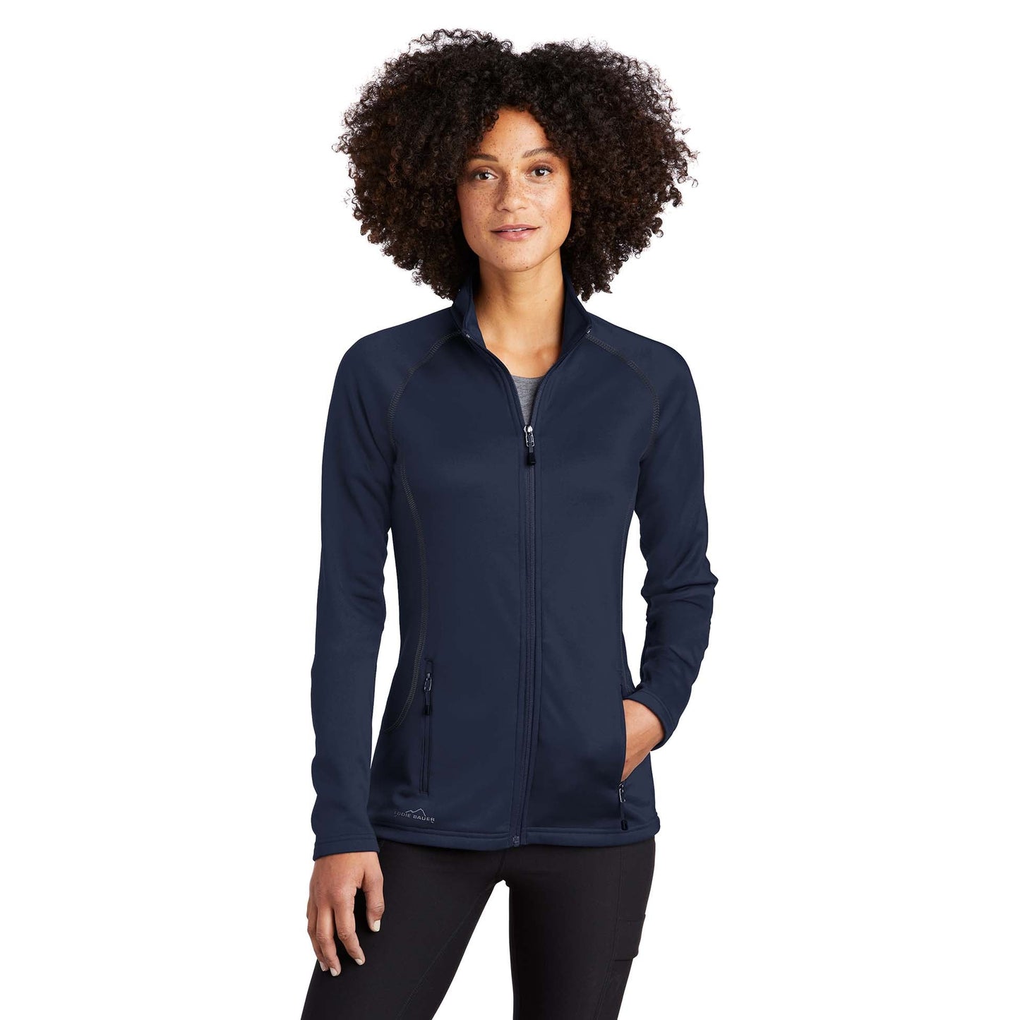 Black Sweatshirts - Eddie Bauer - Smooth Fleece Layer