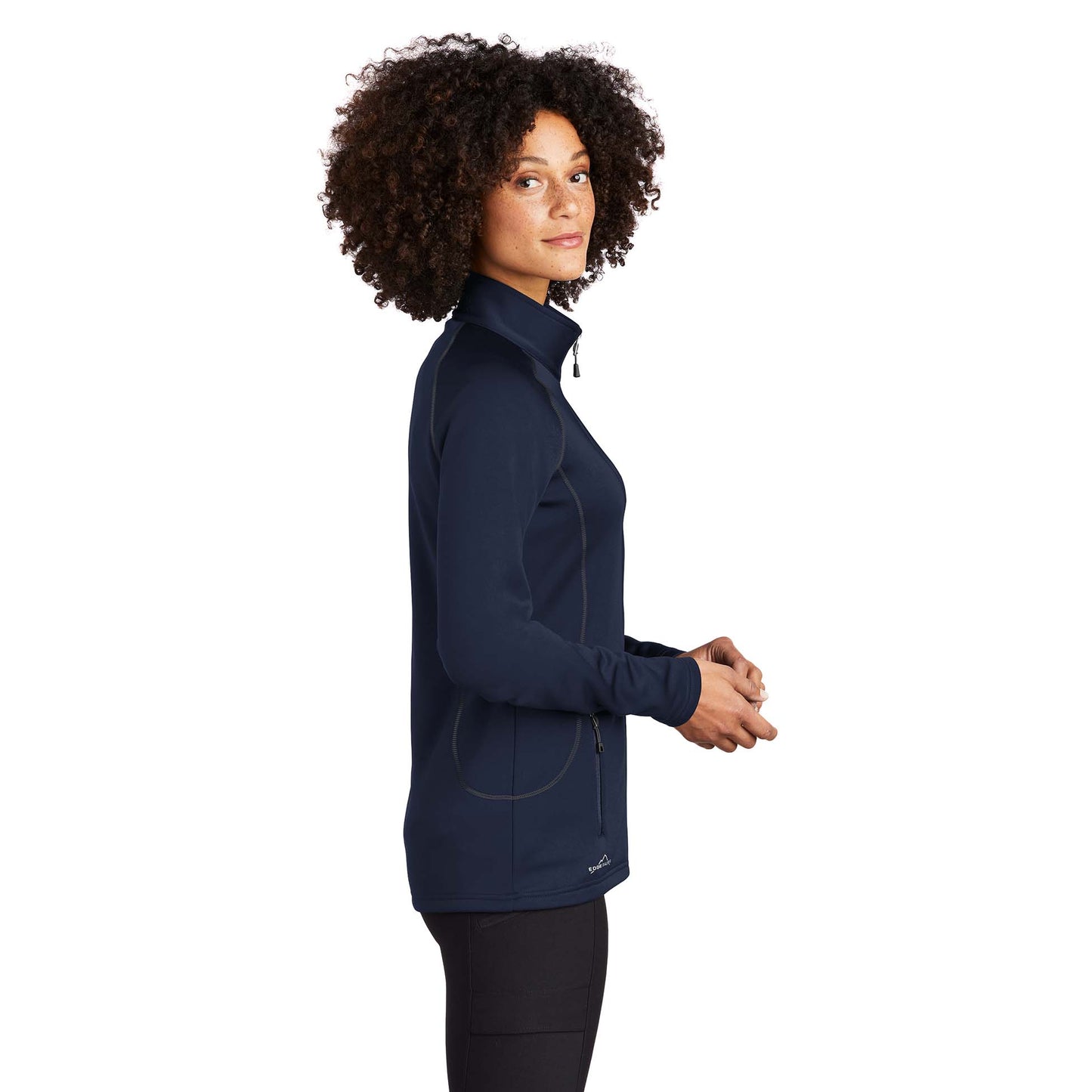Black Sweatshirts - Eddie Bauer - Smooth Fleece Layer