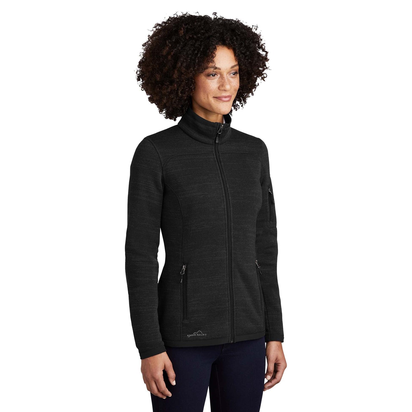 Black Sweatshirts - Eddie Bauer - Cozy Fleece Design