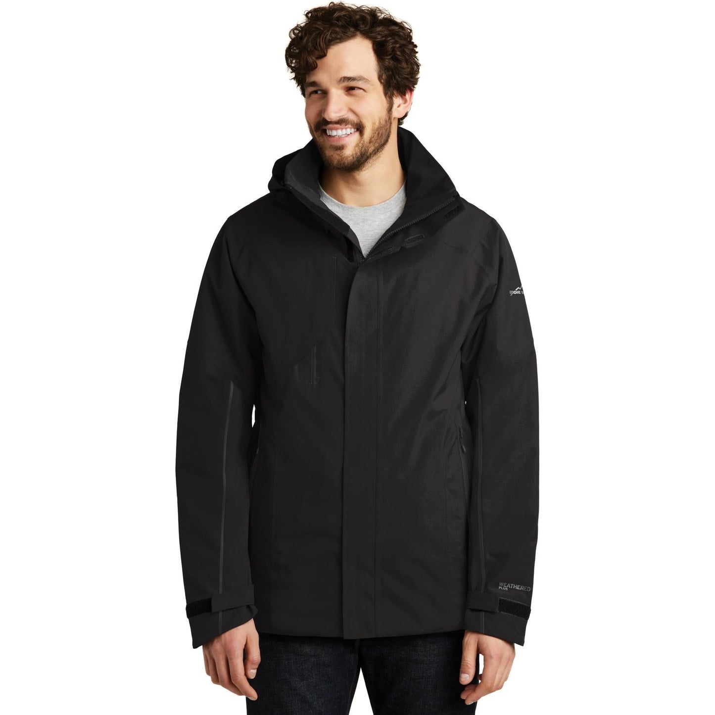 Black Insulated Jacket - Eddie Bauer - Weather Resistant