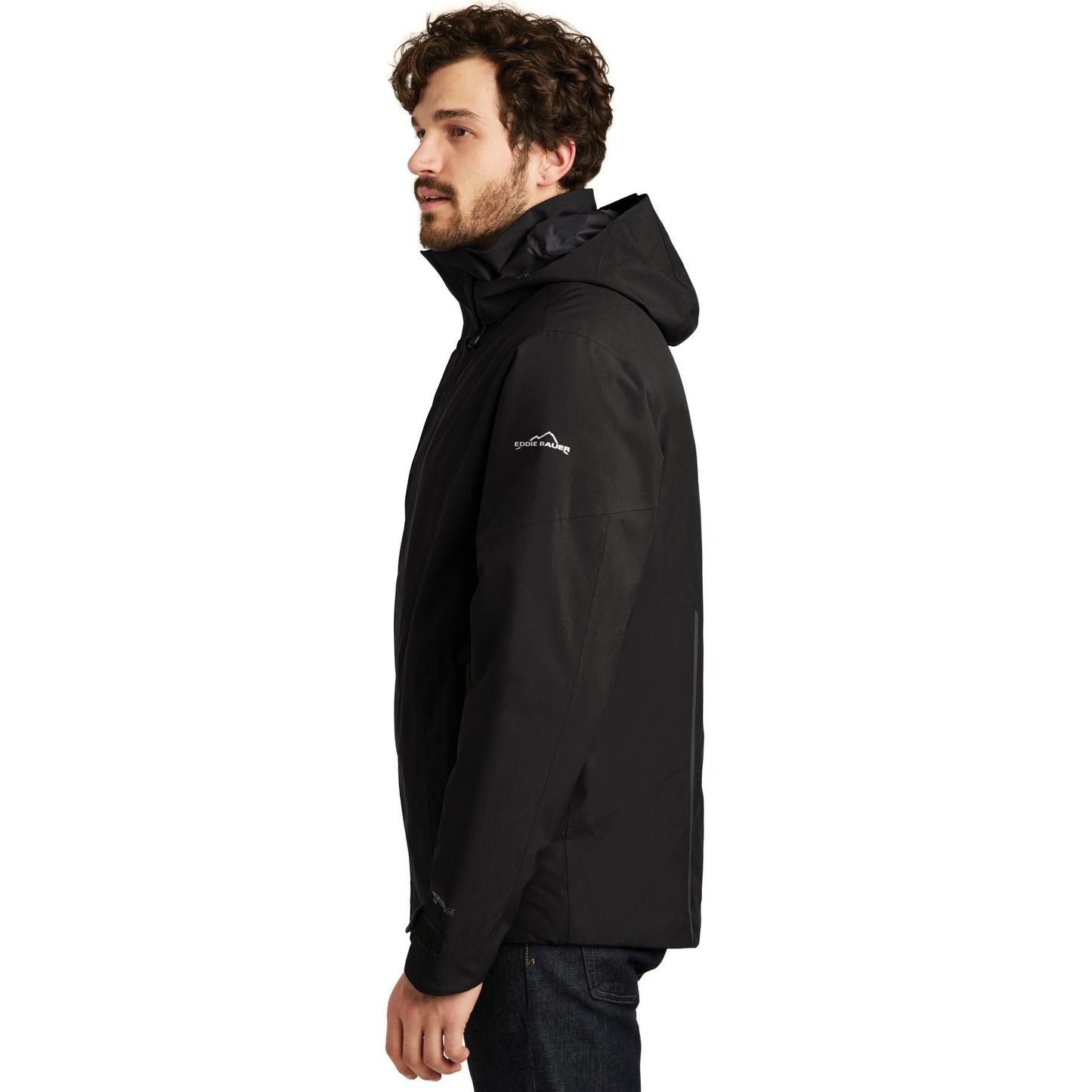 Black Insulated Jacket - Eddie Bauer - Weather Resistant