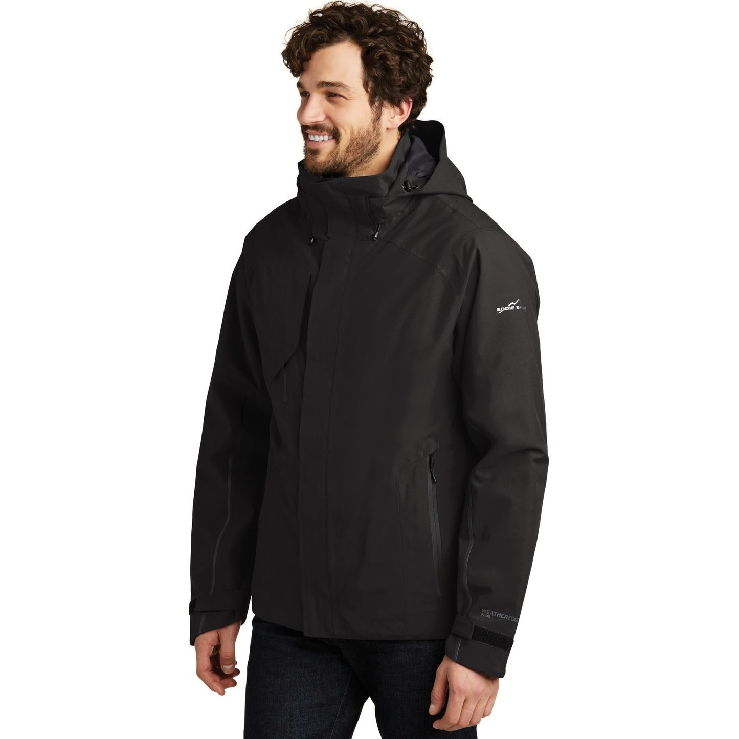 Black Insulated Jacket - Eddie Bauer - Weather Resistant