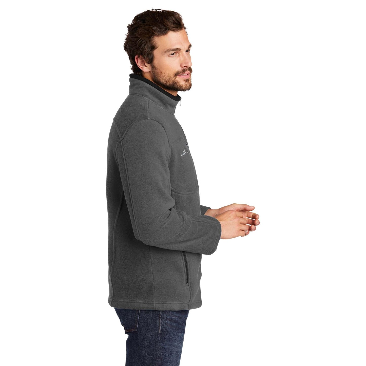 Black Fleece Jacket - Eddie Bauer - Cozy Design