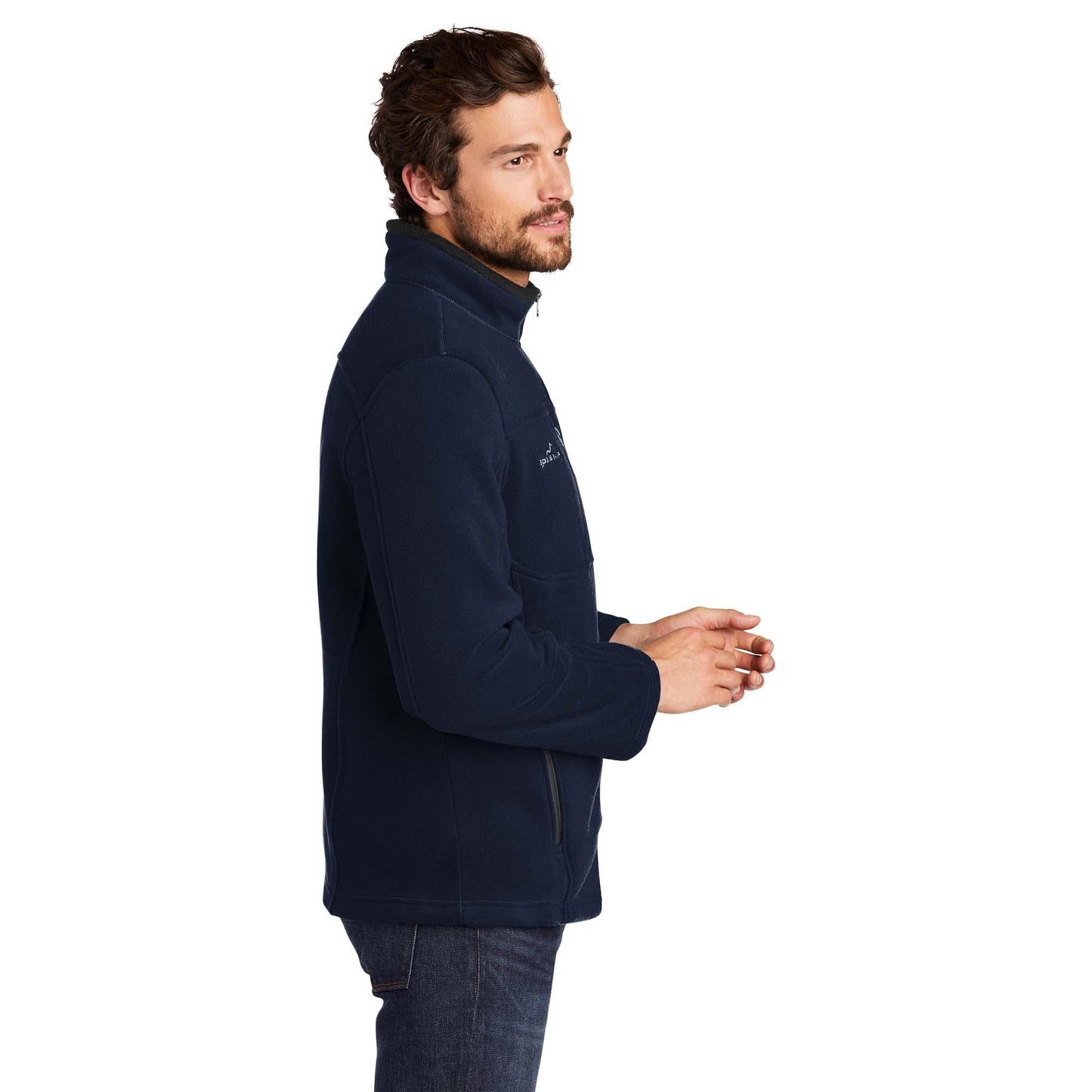 Black Fleece Jacket - Eddie Bauer - Cozy Design