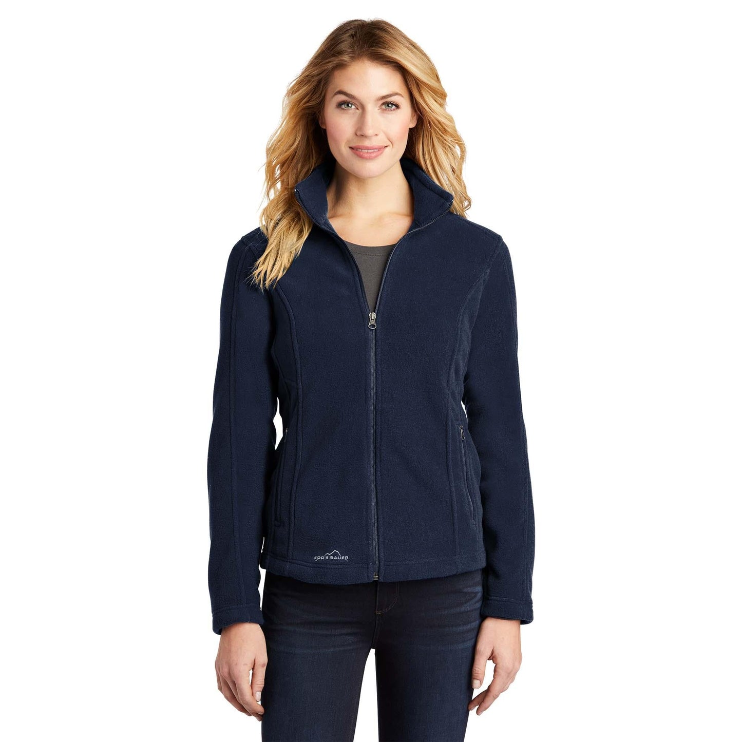Black Fleece Jacket - Eddie Bauer - Soft Polyester