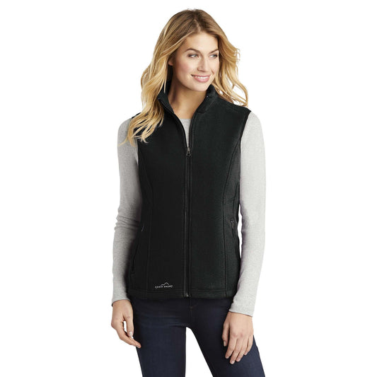 Black Fleece Vest - Eddie Bauer - Soft Polyester