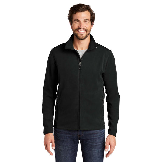 Black Microfleece Jacket - Eddie Bauer - Cozy Comfort