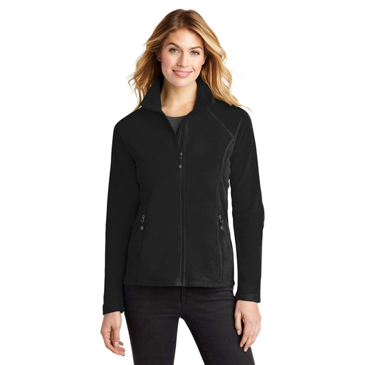 Black Microfleece Jacket - Eddie Bauer - Lightweight Comfort