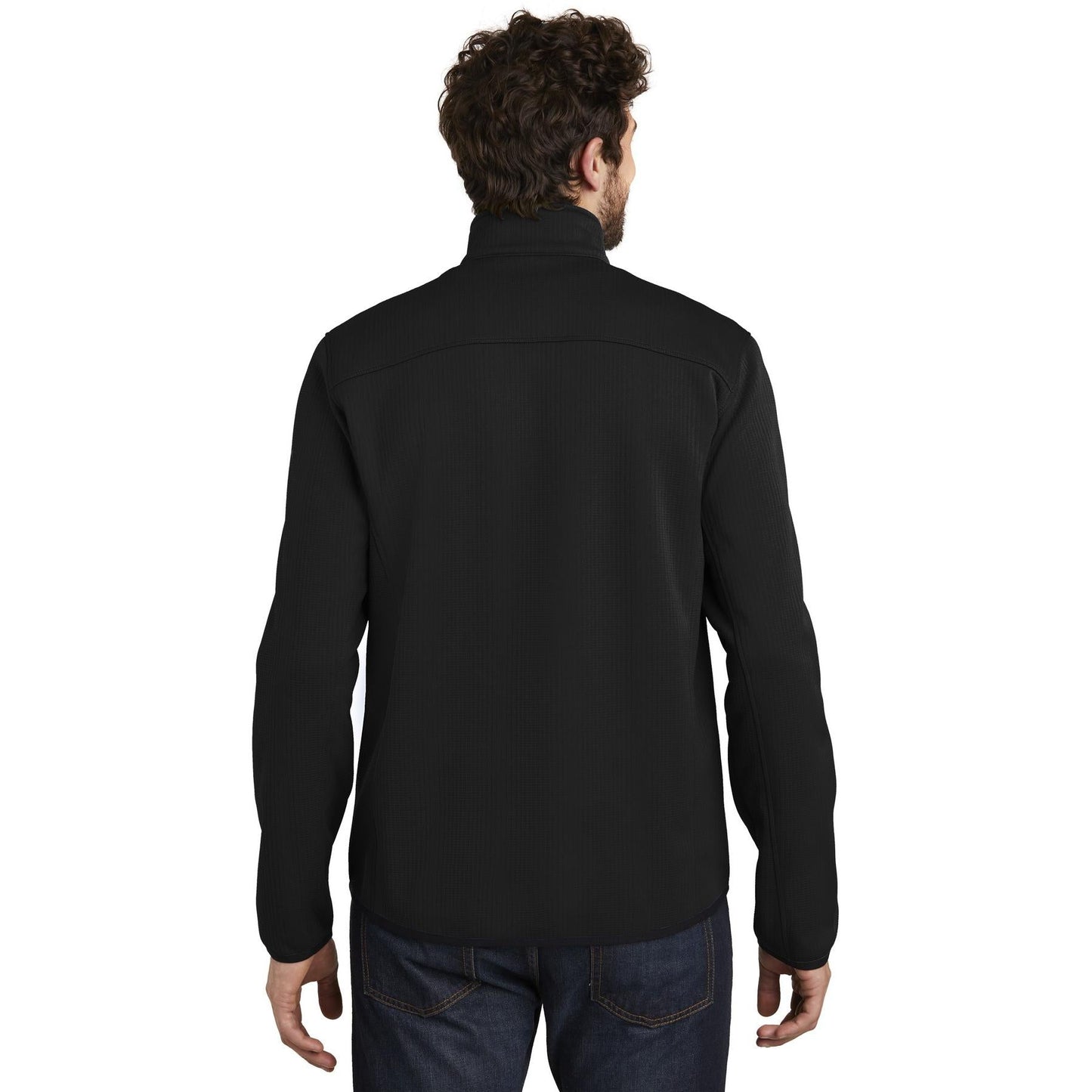 Black Fleece Jacket - Eddie Bauer - Full-Zip Style