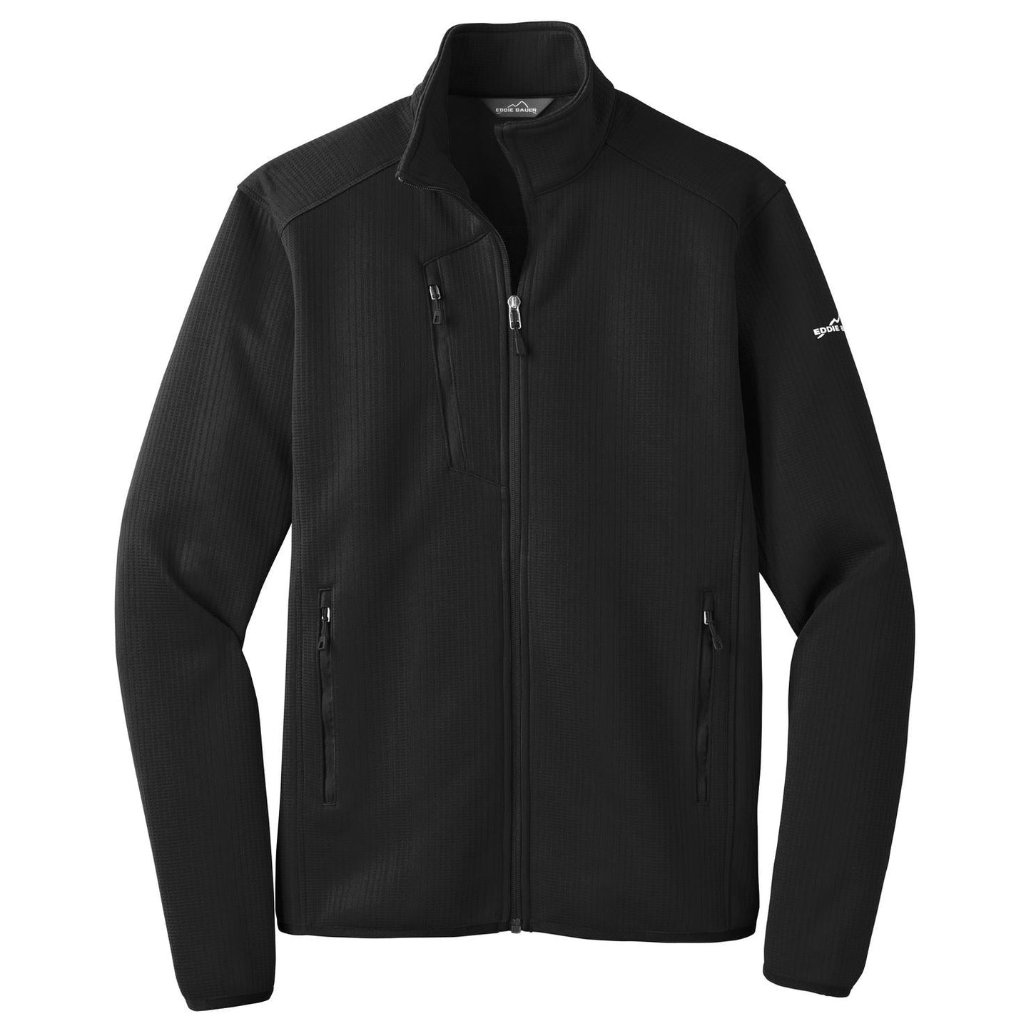 Black Fleece Jacket - Eddie Bauer - Full-Zip Style