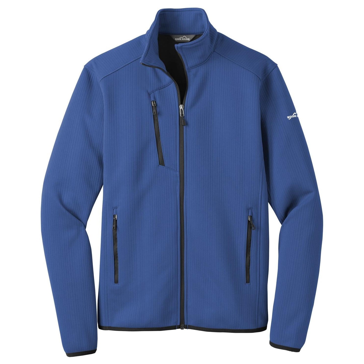 Black Fleece Jacket - Eddie Bauer - Full-Zip Style