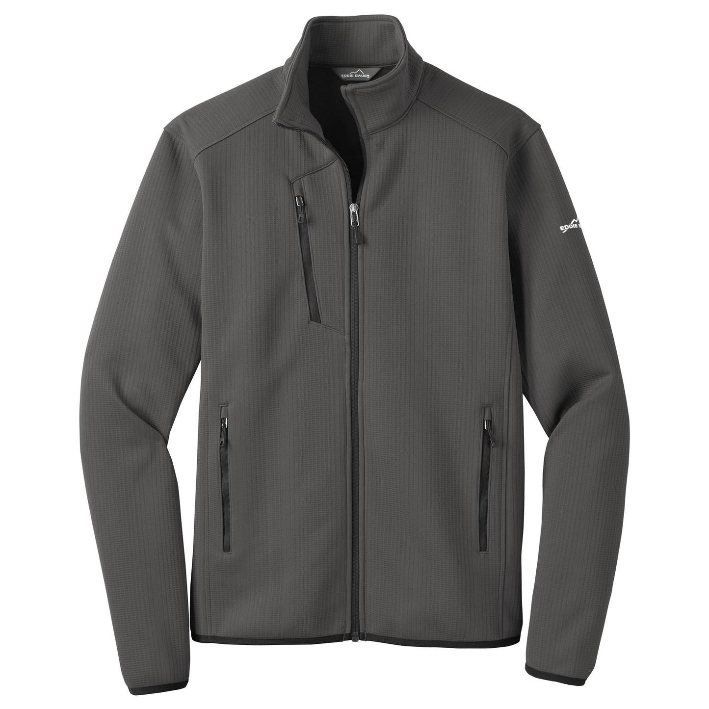 Black Fleece Jacket - Eddie Bauer - Full-Zip Style