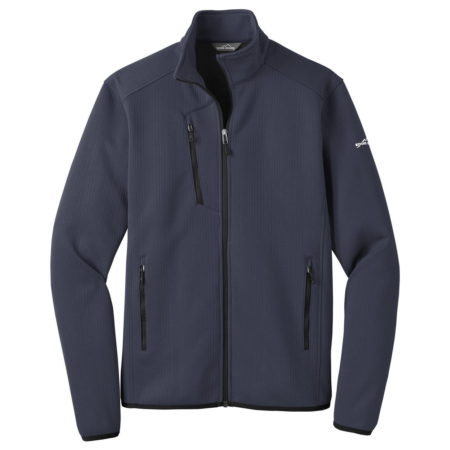 Black Fleece Jacket - Eddie Bauer - Full-Zip Style