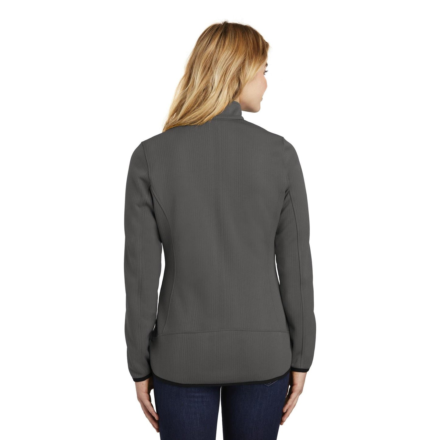 Black Fleece Jacket - Eddie Bauer - Full-Zip Design