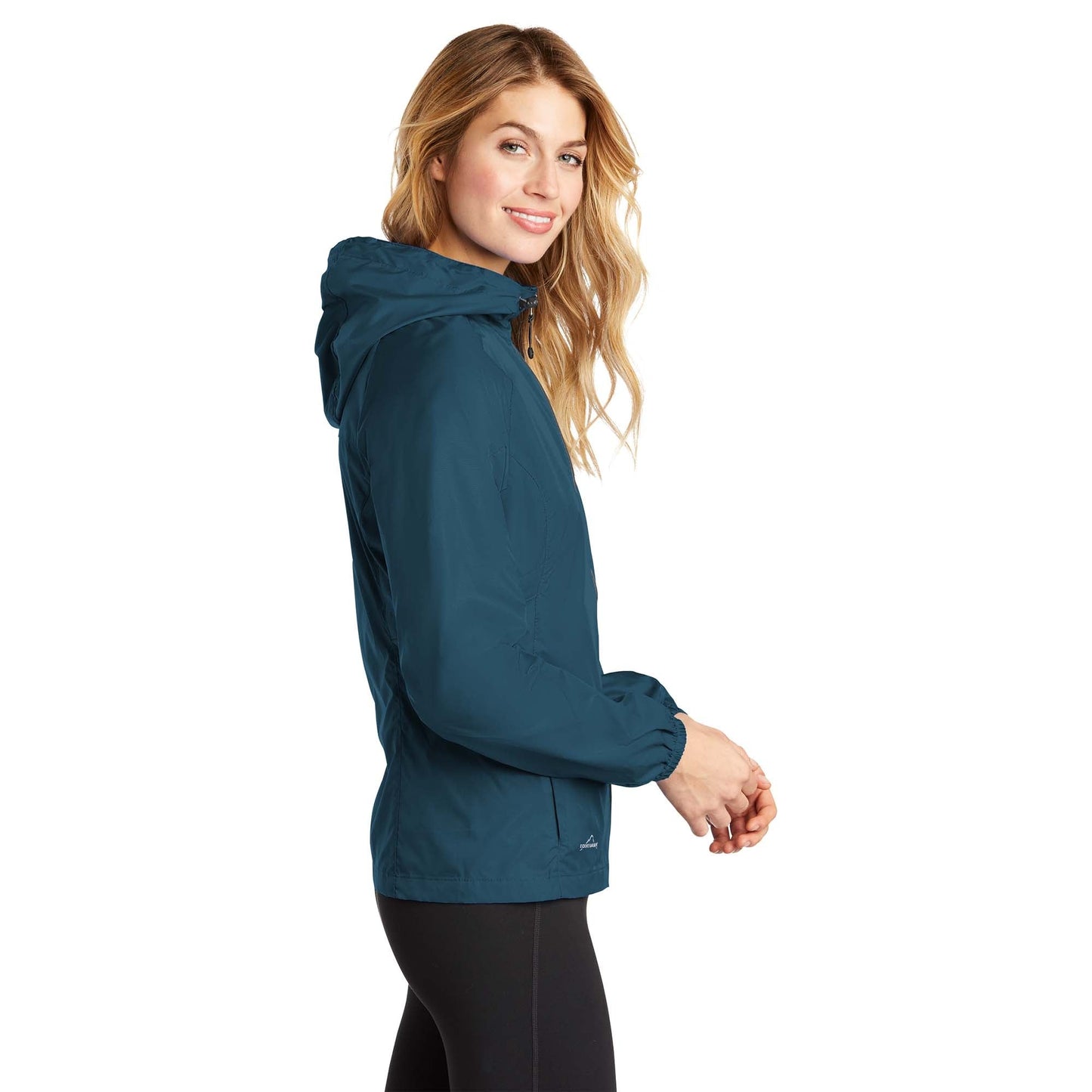 Black Packable Jacket - Eddie Bauer - Nylon Construction