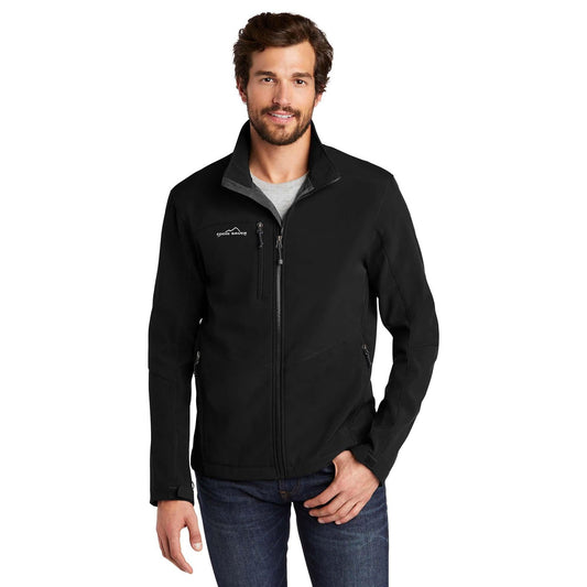Black Soft Shell Jacket - Eddie Bauer - Weather Resistant