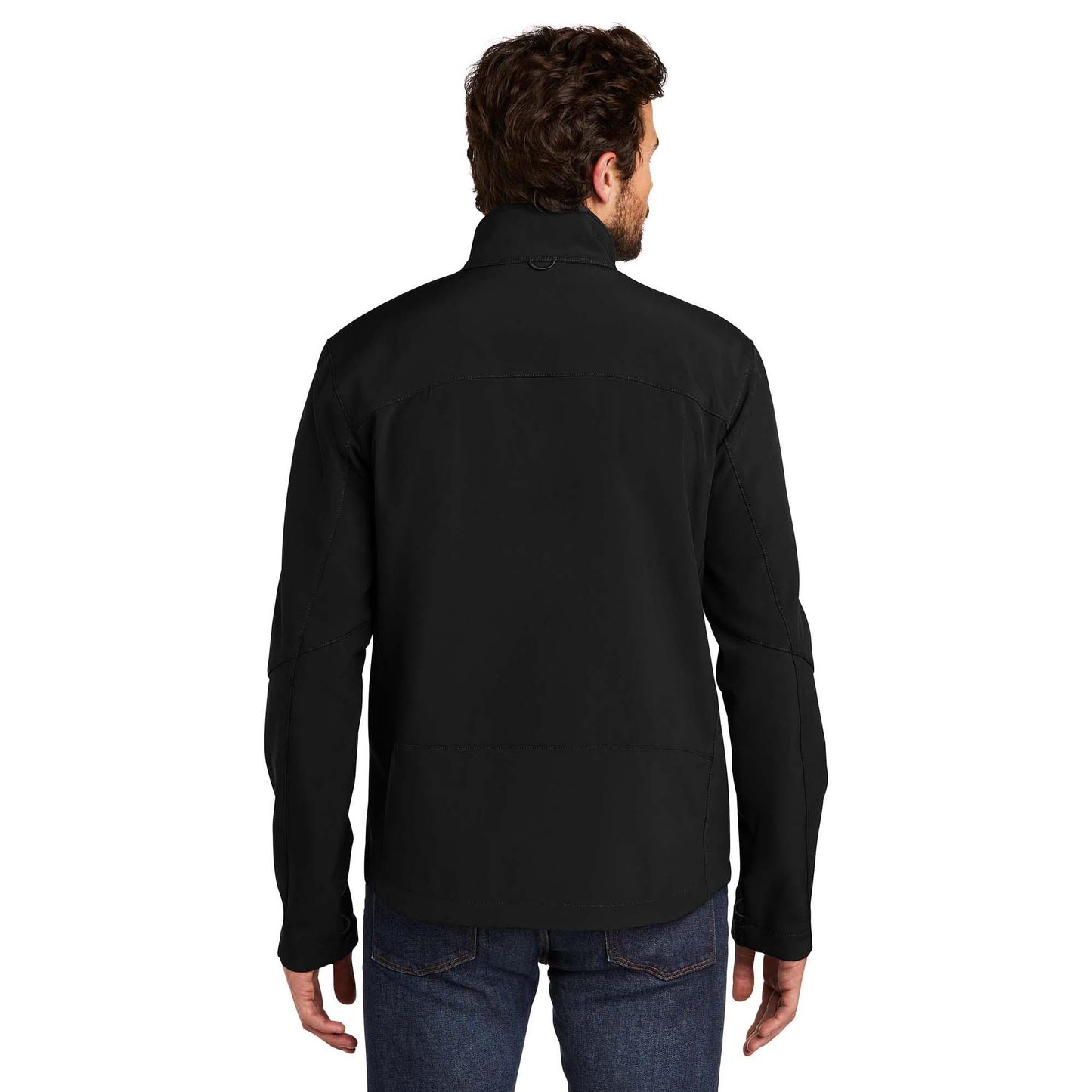 Black Soft Shell Jacket - Eddie Bauer - Weather Resistant
