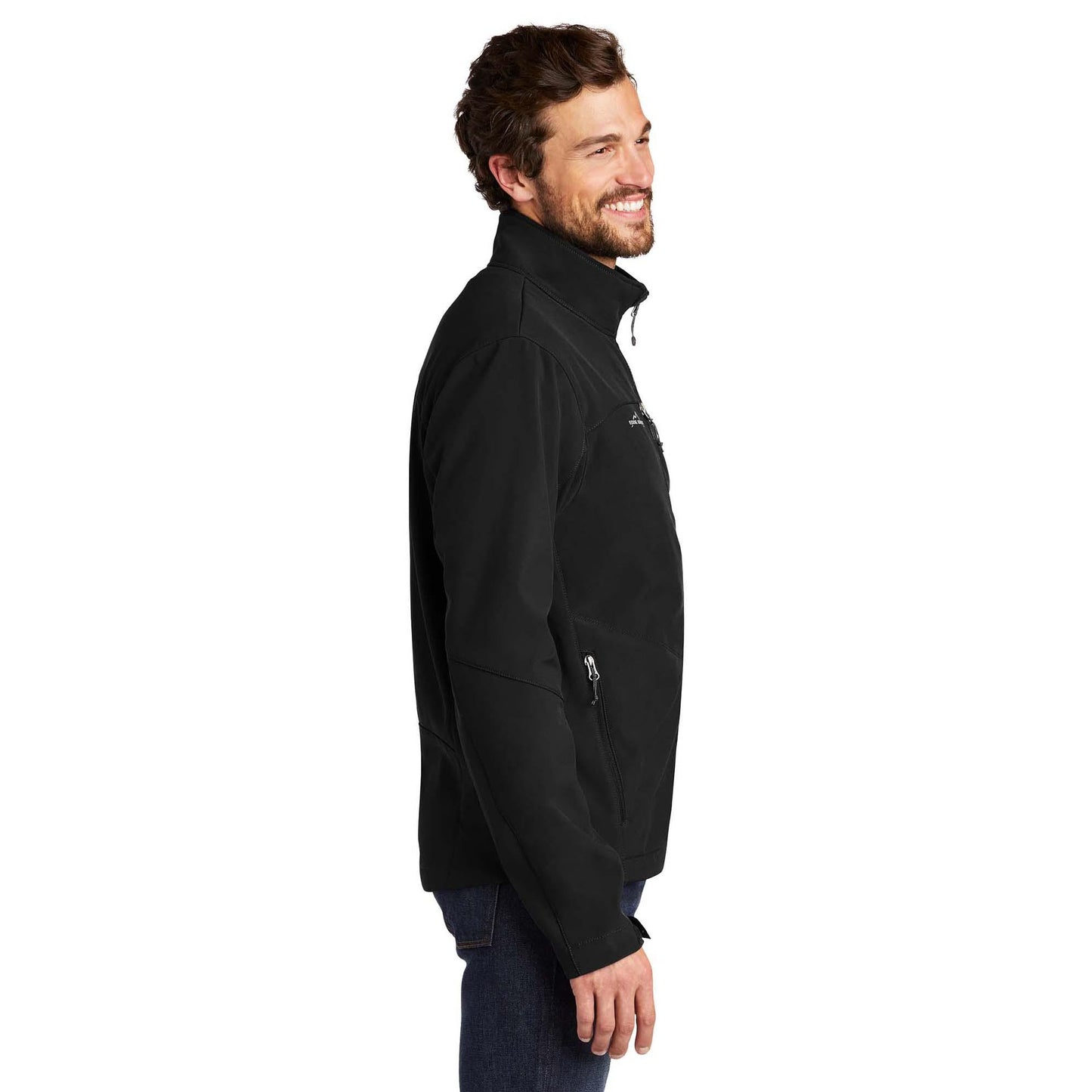 Black Soft Shell Jacket - Eddie Bauer - Weather Resistant