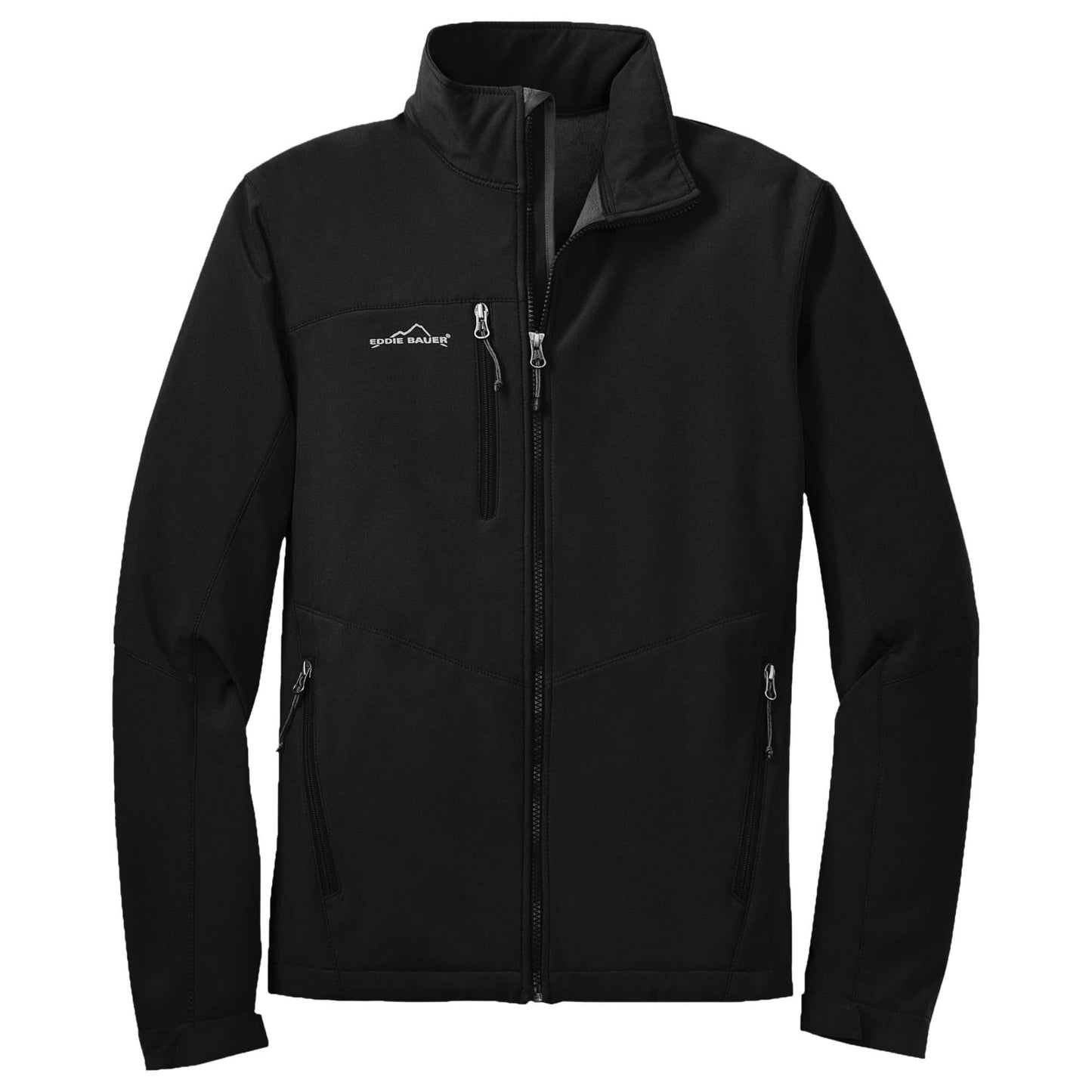 Black Soft Shell Jacket - Eddie Bauer - Weather Resistant