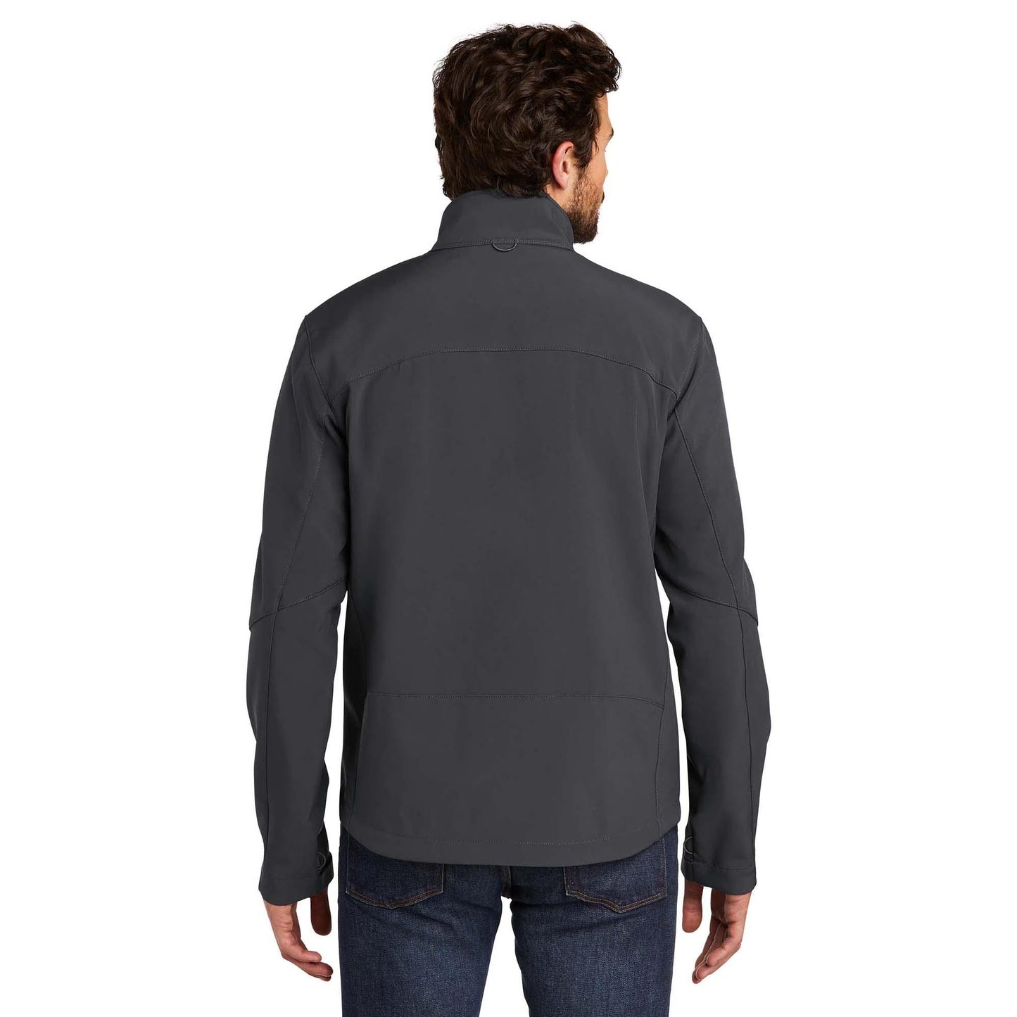 Black Soft Shell Jacket - Eddie Bauer - Weather Resistant