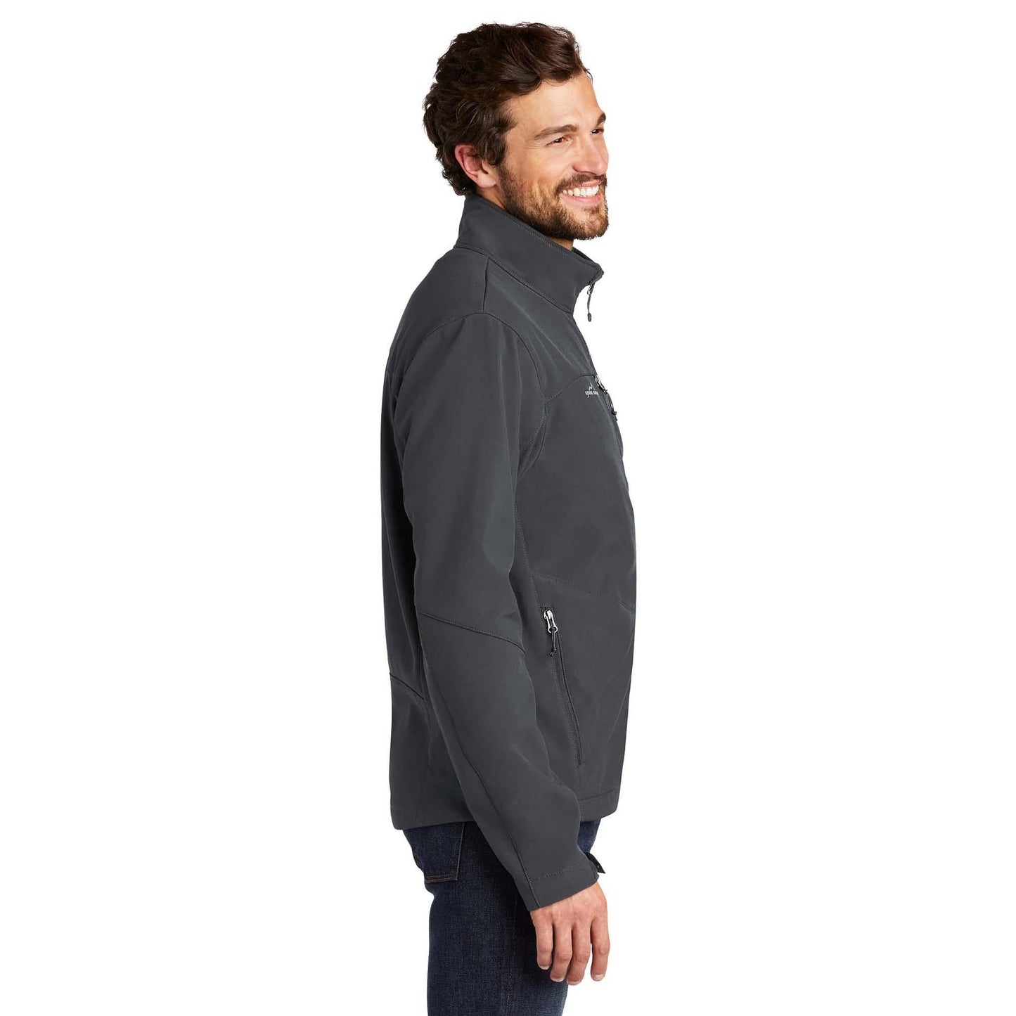 Black Soft Shell Jacket - Eddie Bauer - Weather Resistant