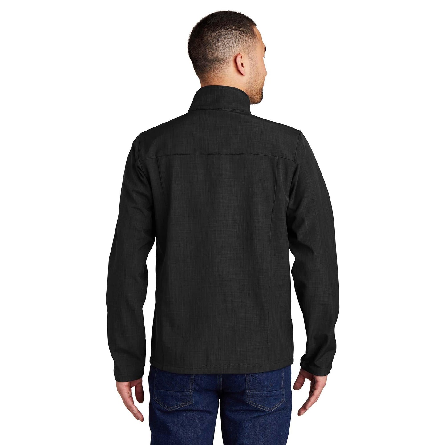 Black Soft Shell Jacket - Eddie Bauer - Water-Resistant